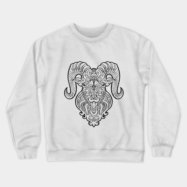 Aries Crewneck Sweatshirt by elangkarosingo